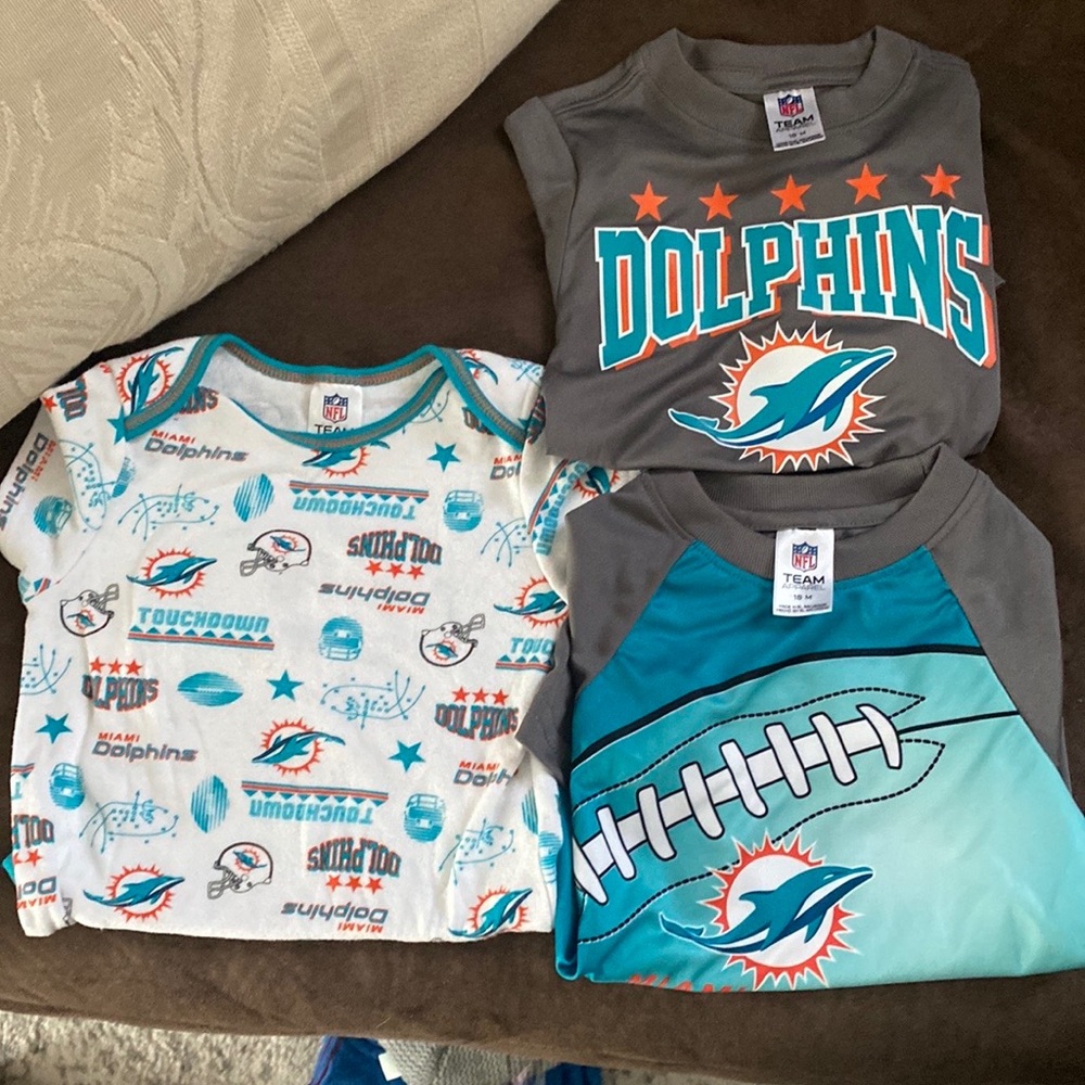 18 month unisex nfl dolphins apparel